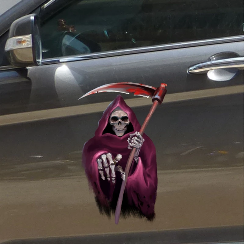 Halloween Šausmu Galvaskauss, Auto Stiklu Stikla Uzlīme Šausmu Spoku Galvas Aizmugurējā Loga Dēmons Uzlīmes Automašīnas Ārējo Apdari Piederumi3