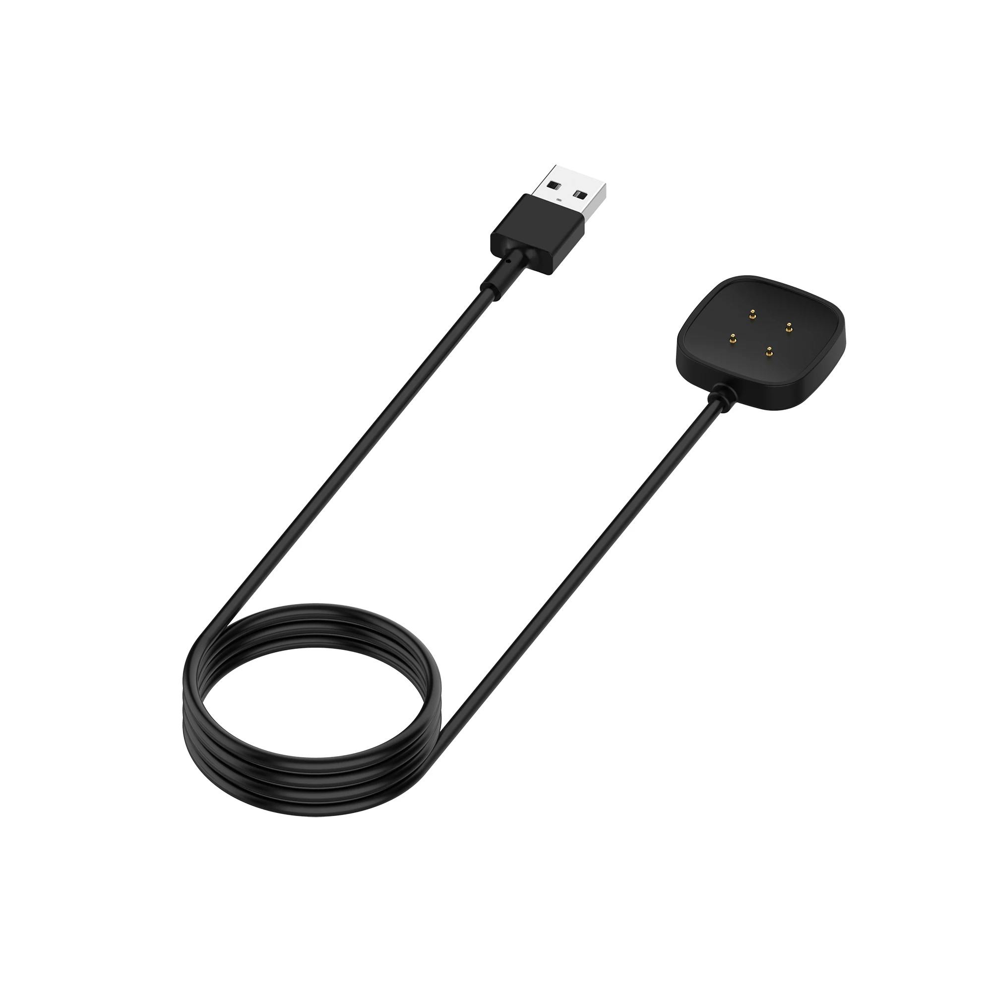 1M USB Datu Kabelis Uzlādes Lādētājs Fitbit Otrādi 4/3 | Izjūtu 2/1Smart Skatīties Magnētiskās Strāvas Adapteri Aksesuāri3