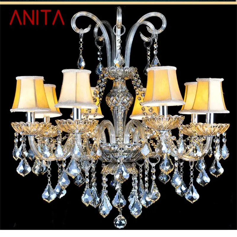 ANITA Luksusa Lustra Modernu LED Apgaismojuma Radošo Dekoratīvā Armatūra Mājas Dzīvojamā Ēdamistaba Guļamistaba0