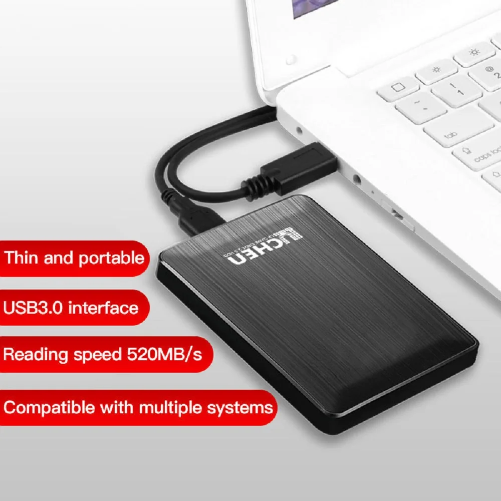 Jaunu 1TB Mobilo Cietvielu Disks USB 3.0 Ārējo SSD Cietais Disks 2tb ātrgaitas Portatīvo SSD disks 500GB Cieto Disku par Portatīvo Mac DATORU2