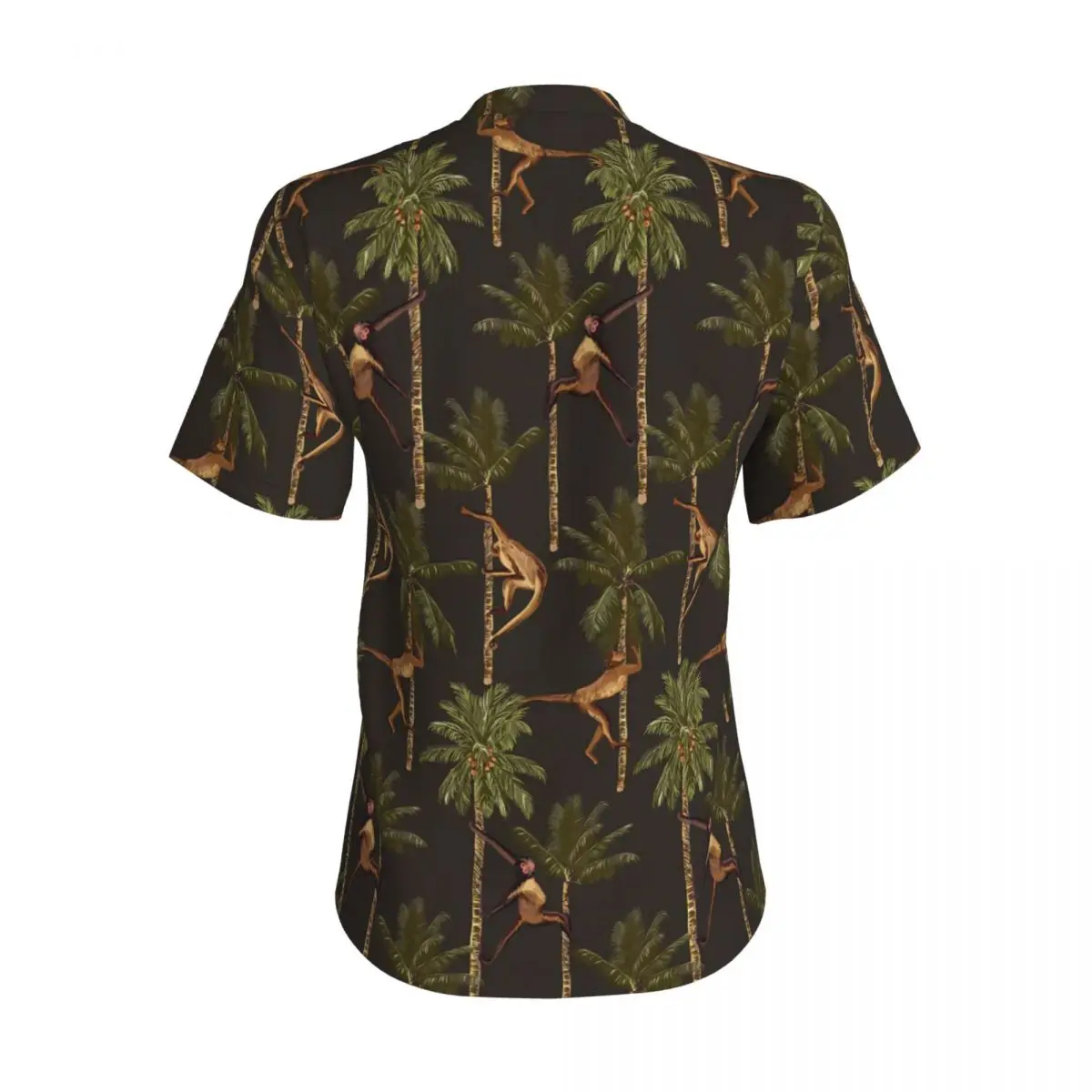 Pērtiķis Print T-Krekls Palmu Koki Harajuku T Krekli Dāmas V Kakla Ielu Stilu, T 2024 Vasaras Īstermiņa Piedurknēm Dizains Top Tees4