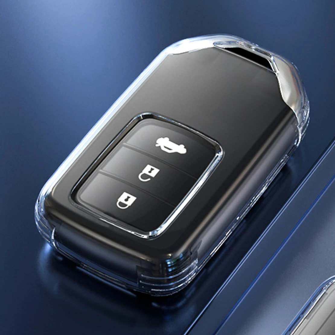 Smart Atslēgas Fob uz Lietu Turētājs, der Honda Civic Accord CRV Hibrīda HR-V Odyssey Izmēģinājuma Ridgeline Ieskatu 2020 2021 Skaidrs, TPU2