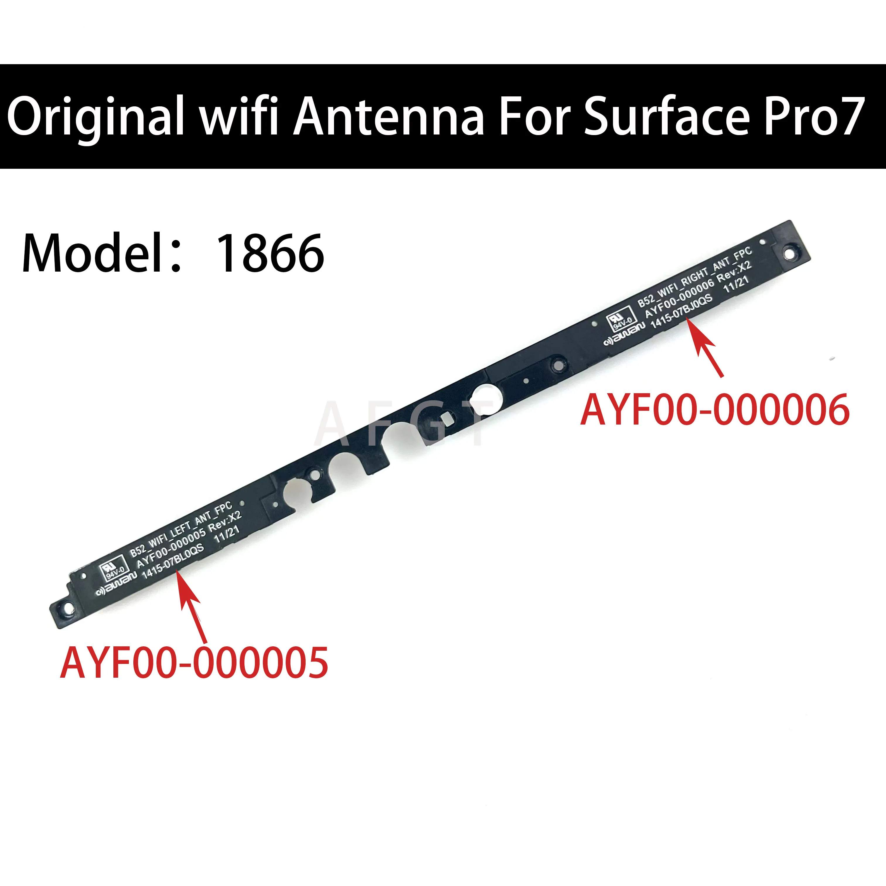 Sākotnējā Wi-Fi Antenu Microsoft Surface Pro7 1866 WiFi Signāla Uztveršanas Antena Bluetooth Kabeļu AYF00-000005 AYF00-0000060