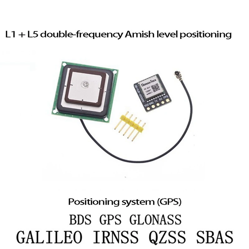 GPS Modulis GT-U12 GPS GLONASS Dual Režīmā GNSS Moduļa Antena Uztvērēja Pozicionēšanas Moduli BDS Galileo IRNSS QZSS 1.8-3.6 V1