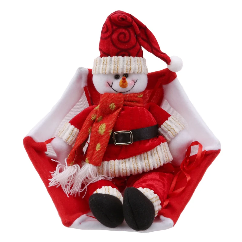 Ziemassvētku Lelle Izpletni Santa Claus, Sniegavīrs Mājas Griestu Rotājumi, Jaunā Gada, Ziemassvētku Iepirkšanās Mall Karājas Kulons Rotājumi3