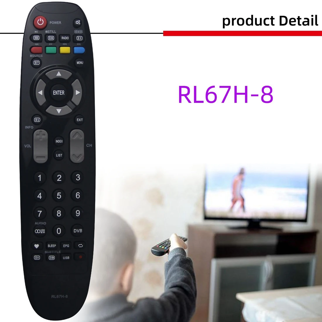 RL67H-8 TV Tālvadības pulti Changhong TV TV20A-C35, SABA LC32HA3 LED50C2000H LED50C2000IS LED29B1000S4