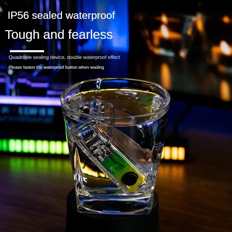 Dual Loka Plazmas Ūdensizturīgs Vieglāks Skatīties Pārredzamu Lādējamu USB Lukturīti Flameless Pretvēja Šķiltavas Āra Kempings3