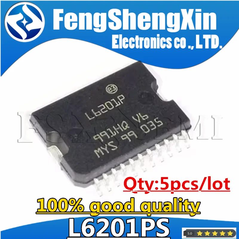 5gab/daudz L6201PS L6201PD L6201P L6201 Tilta piedziņas čipu HSOP-200