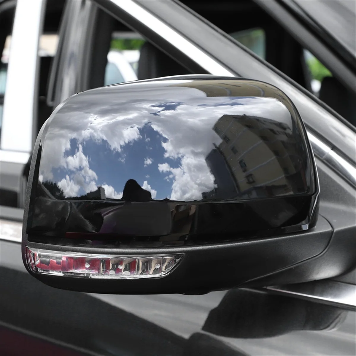 Jeep Grand Cherokee 2014. - 2020. Gadam Automašīnas Atpakaļskata Spoguļa Vāciņš Melns + Astes Gaismas Lampa Vāks + Ārējie Durvju Roktura Apdare0
