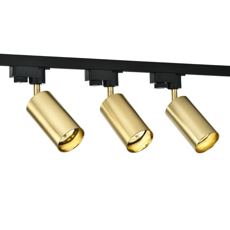 Zelta Black Alumīnija LED Griestu Lampas Dzelzceļa Sliežu Lampas Armatūra Mūsdienu GU10 Led Track Deg Dzīvojamā Istaba, Kafijas Bārs Apgaismojums0