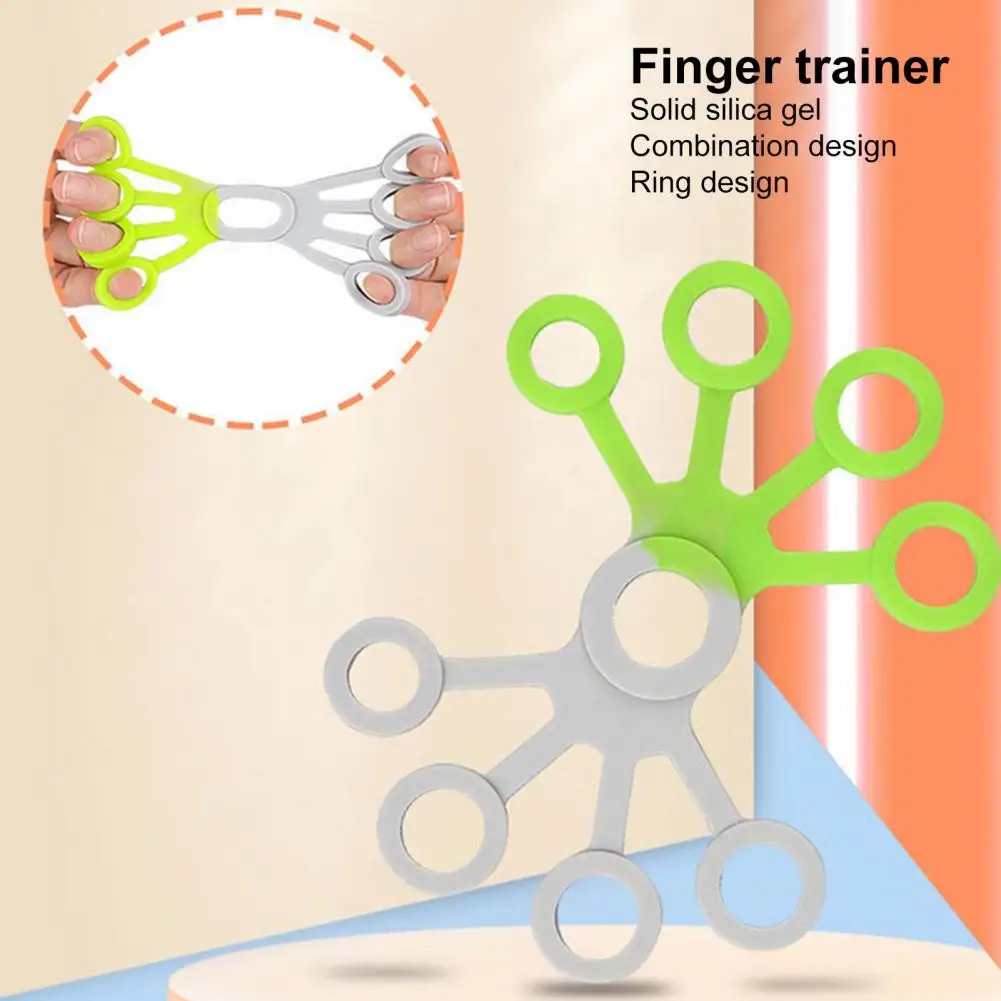 Pirkstu Expander Puses Strengthener Silikona Pirkstu Nestuvēm Puses Gripper Atkārtoti Rokas Terapija Tvēriena Stipruma Pirkstu2