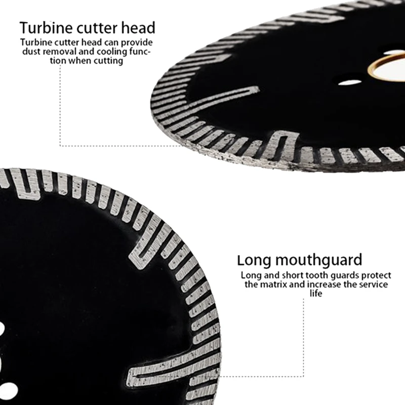 Karstā Nospiests Super Plānas Turbo Dimanta Zāģa Asmeni Keramikas Flīžu Griešanas Disku Granīta Dimanta ripzāģa Asmens 115Mm2