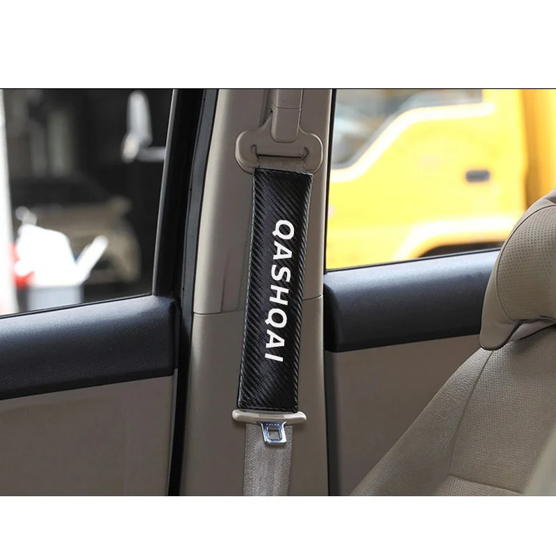 2gab PU Modes Automašīnas drošības Jostas Segtu Automašīnas drošības jostas plecu Polsteri par Nissan Qashqai1