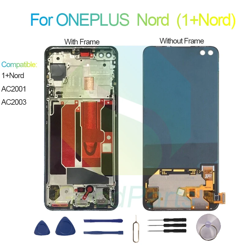 Par ONEPLUS Nord LCD Ekrānu 6.44