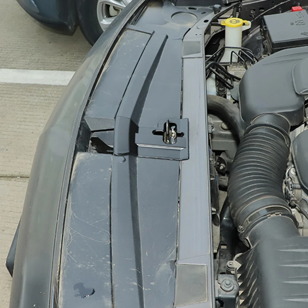 Melna Priekšējā Motora Pārsega Bloķēšanas Apdare Vāciņš Melns, par Dodge Challenger 2009-20213