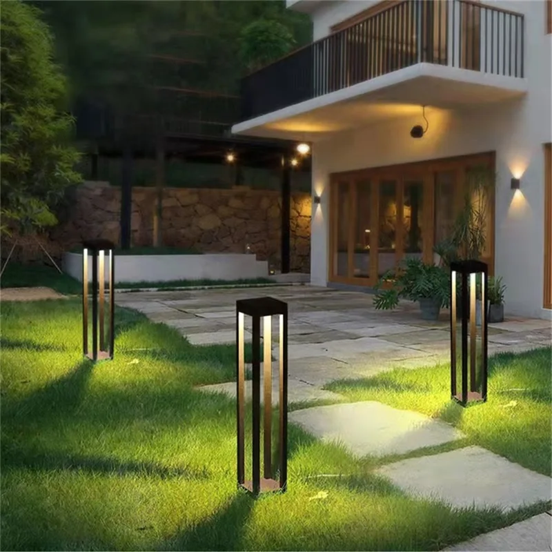 TYLA Ziemeļvalstu Mūsdienu Āra Zālienu Lampas Melnās Gaismas LED Ūdensizturīgs Mājās Villa Ceļu Dārzs1