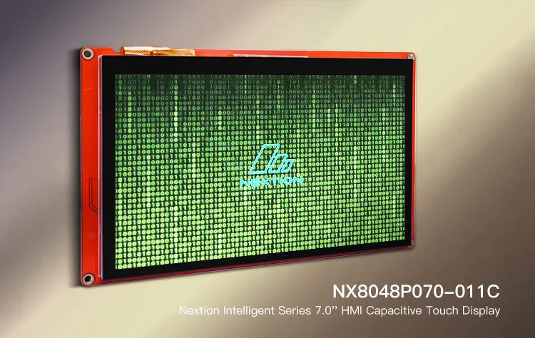 Saprātīga kapacitīvais ekrāns 7 collu cilvēka-mašīnas mijiedarbība HMI angļu versija NX8048P070-011C2