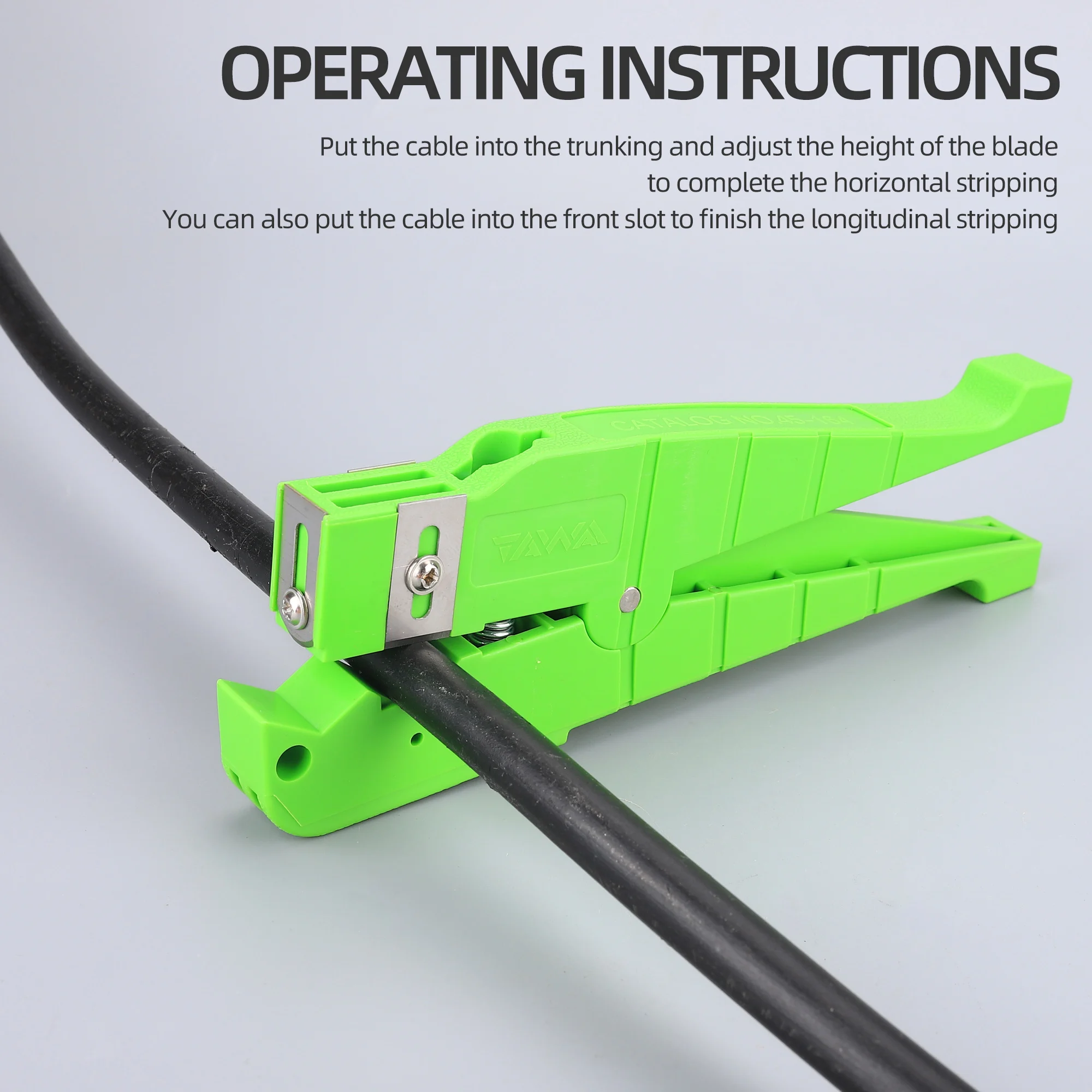 FTTH Tīkla Telekomunikāciju Projektēšana Cable Stripper Optisko Šķiedru Attvaicētājs 45-164 cable stripper Diametrs 6.4 mm-14,3 mm5