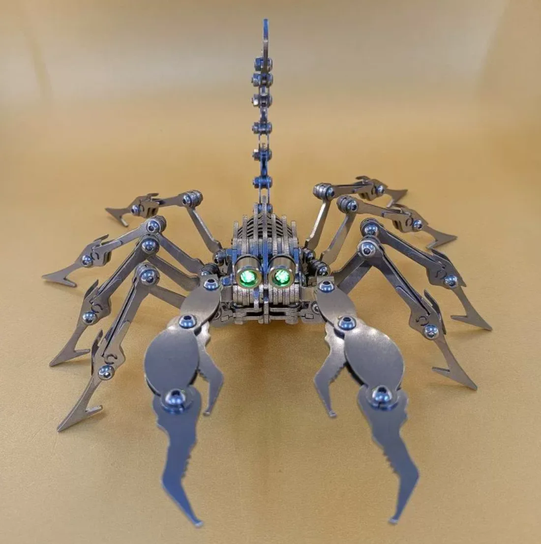 DIY Montāža Scorpion Modelis Mehāniskās Nerūsējošais Tērauds Statiskās 3d Puzzle Montāža Insektu Smadzeņu Dedzināšana Modeli, Radošu Rotājumi0