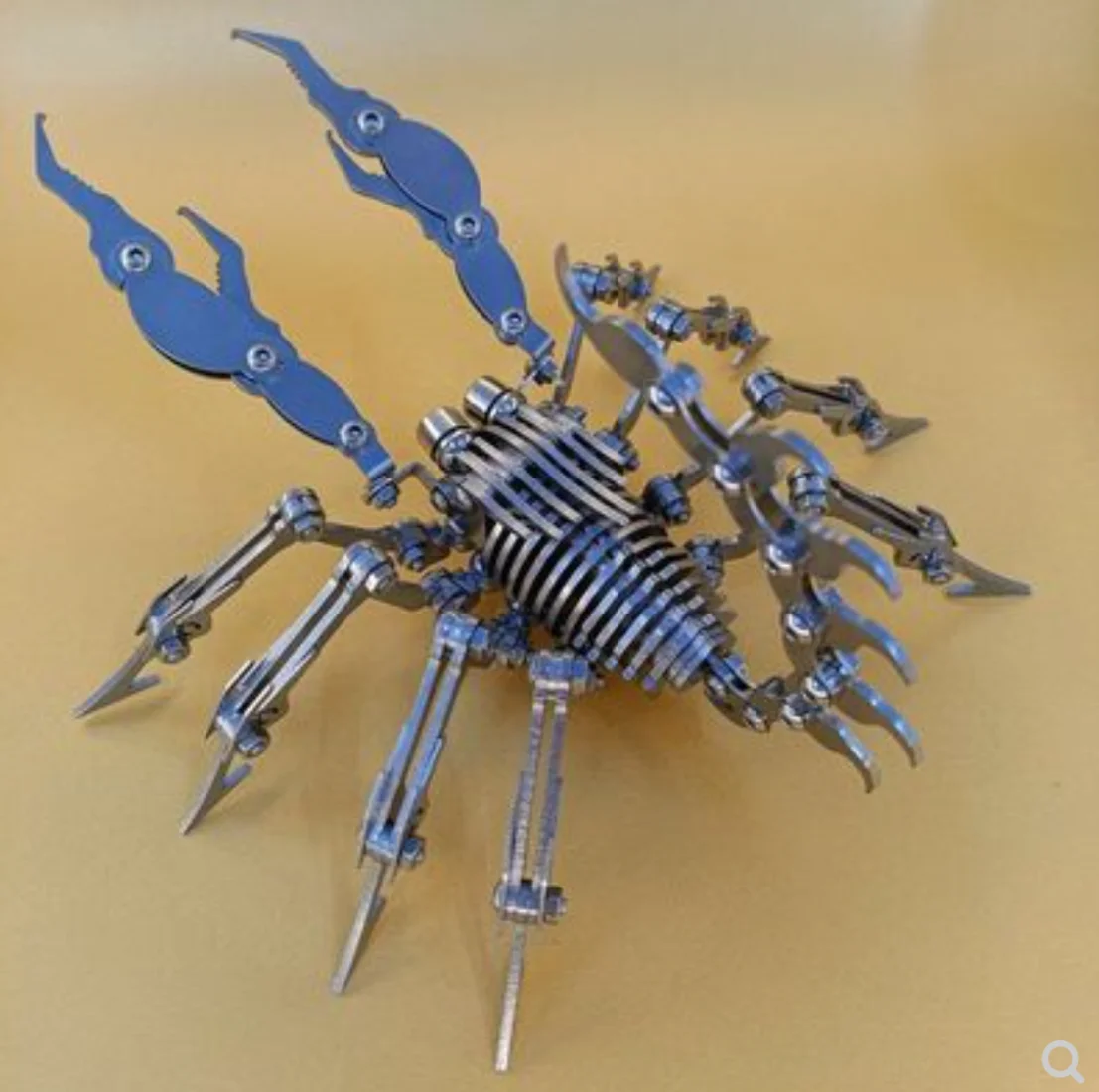 DIY Montāža Scorpion Modelis Mehāniskās Nerūsējošais Tērauds Statiskās 3d Puzzle Montāža Insektu Smadzeņu Dedzināšana Modeli, Radošu Rotājumi1