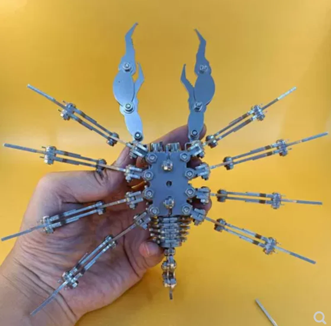 DIY Montāža Scorpion Modelis Mehāniskās Nerūsējošais Tērauds Statiskās 3d Puzzle Montāža Insektu Smadzeņu Dedzināšana Modeli, Radošu Rotājumi3