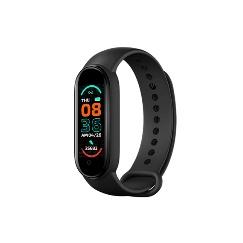 Ir 2021. M6 Smart Skatīties Sieviešu Vīriešu Sporta Aproce Bluetooth Smartwatch Sirdsdarbība Fitnesa Izsekošanas Xiaomi Apple Android Pulksteņi5