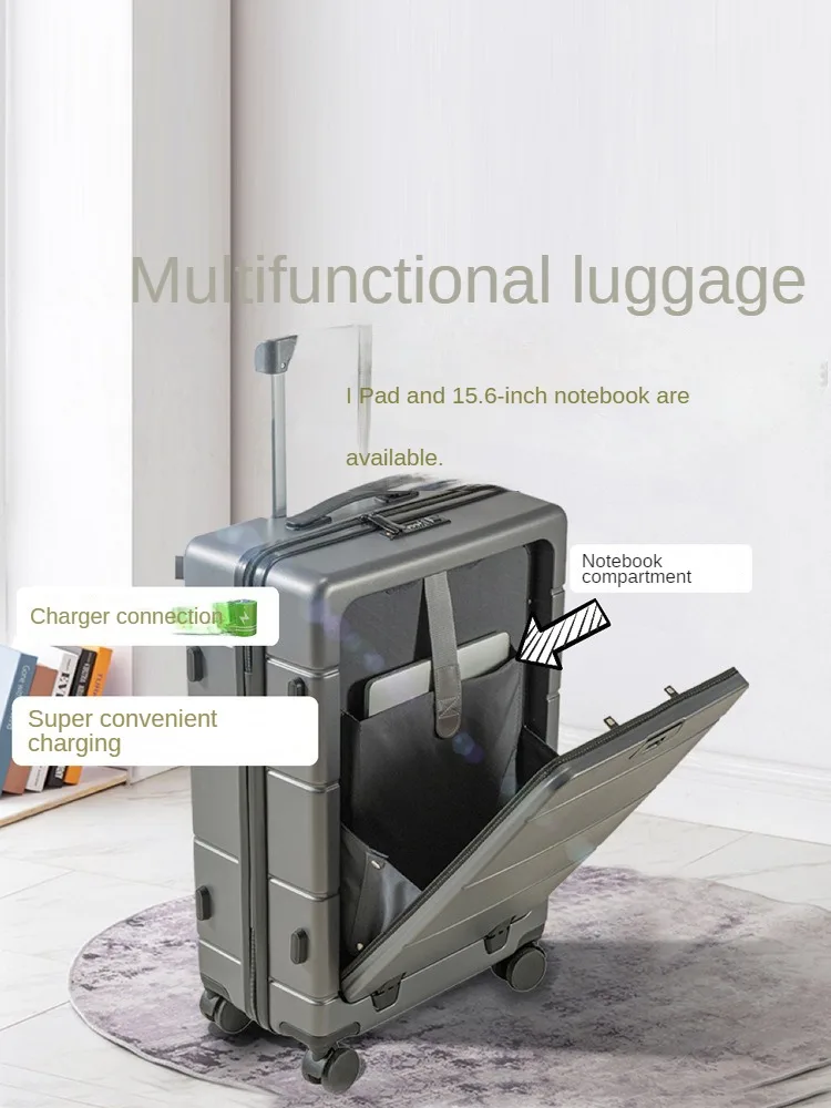 Uzlādējams bagāžas sviru push ceļa atvērums priekšpusē daudzfunkcionāls bagāžas nodalījumā0