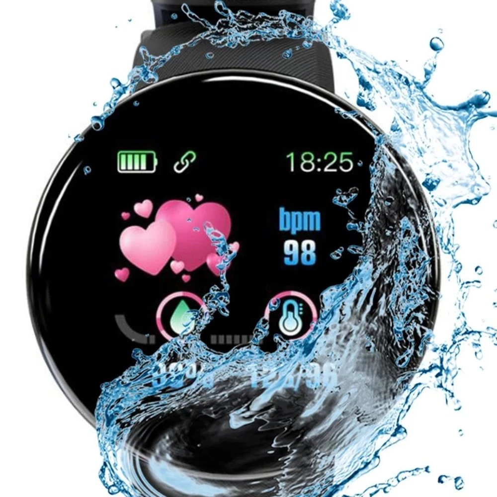 Smart Skatīties Kārta asinsspiediens, Sirds ritma Monitors Vīriešiem, Fitnesa Tracker SmartWatch Android, IOS Sieviešu Sporta Elektronu Pulkstenis1